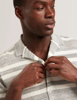 New Lobster Limited Shirts|Der Weihnachtsladen<Gestreiftes Strickhemd mit lockeren Ärmeln