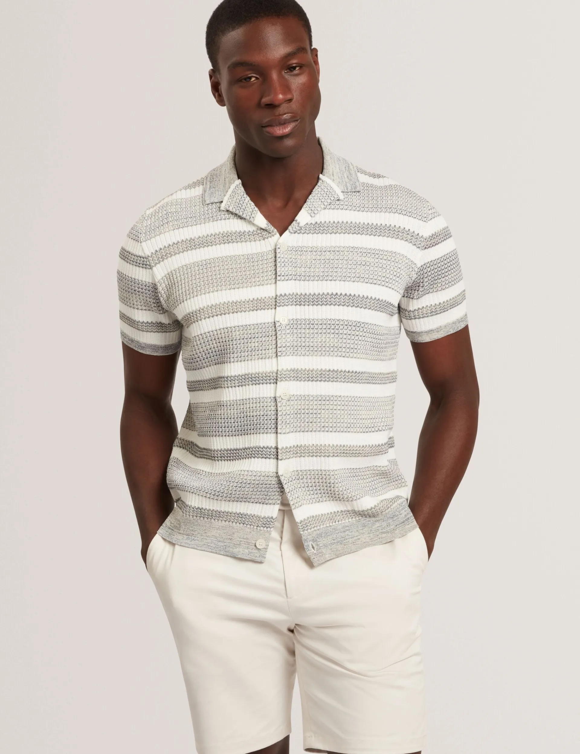 New Lobster Limited Shirts|Der Weihnachtsladen<Gestreiftes Strickhemd mit lockeren Ärmeln