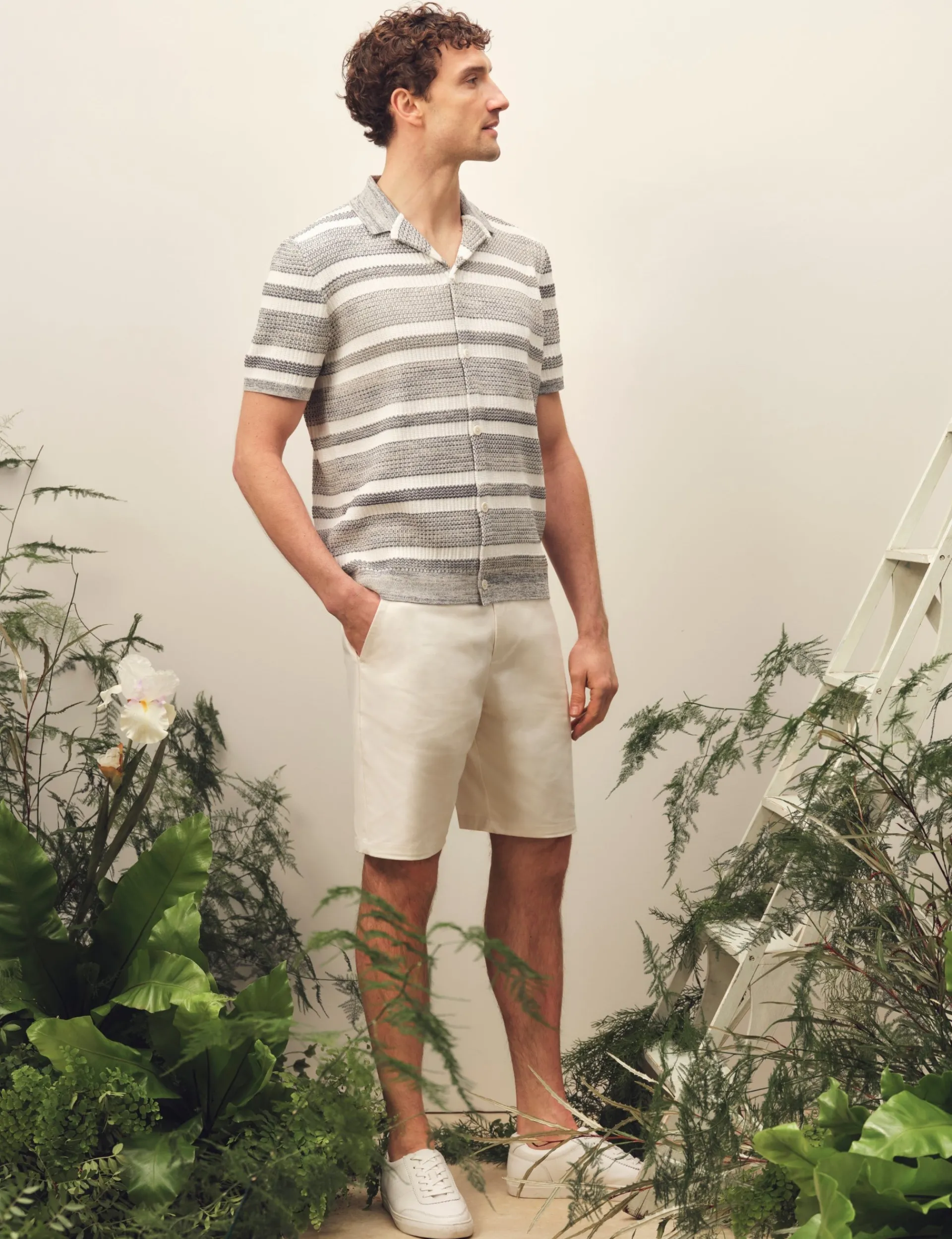 New Lobster Limited Shirts|Der Weihnachtsladen<Gestreiftes Strickhemd mit lockeren Ärmeln