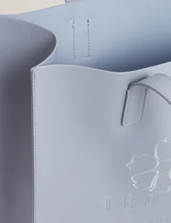 New Lobster Limited Tragetaschen|Icon & Signature Taschen<Große bestickte Shopper-Tasche mit Blumenmuster und Anhänger