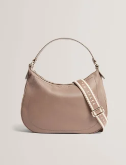 New Lobster Limited Umhängetaschen<Große Hobo-Tasche aus Leder mit Gurtband