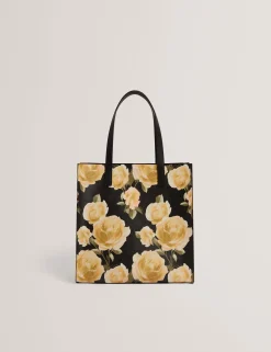 New Lobster Limited Tragetaschen|Neue Frühlingsblumen<Große Ikonen-Tasche mit Rosenmuster