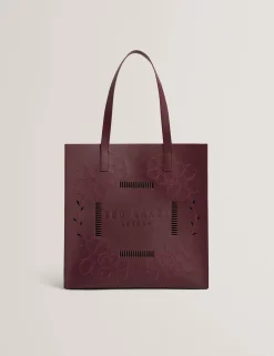 New Lobster Limited Tragetaschen|Icon & Signature Taschen<Große Shopper-Tasche mit Blumenstickerei
