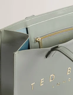 New Lobster Limited Tragetaschen|Icon & Signature Taschen<Große Tragetasche mit Icon-Motiv aus geknittertem Kunstleder