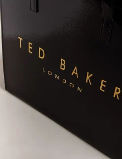 New Lobster Limited Tragetaschen|Icon & Signature Taschen<Große Tragetasche mit Icon-Motiv aus geknittertem Kunstleder