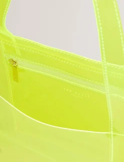 New Lobster Limited Tragetaschen|Icon & Signature Taschen<Große Tragetasche mit Neon-Symbol aus durchsichtigem Vinyl