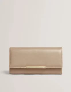New Lobster Limited Geldbörsen & Kartenetuis|Sämtliches Zubehör<Große zweifach faltbare Handtasche aus Leder mit Bar-Detail