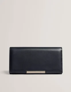 New Lobster Limited Geldbörsen & Kartenetuis|Sämtliches Zubehör<Große zweifach faltbare Lederhandtasche mit Bar-Detail