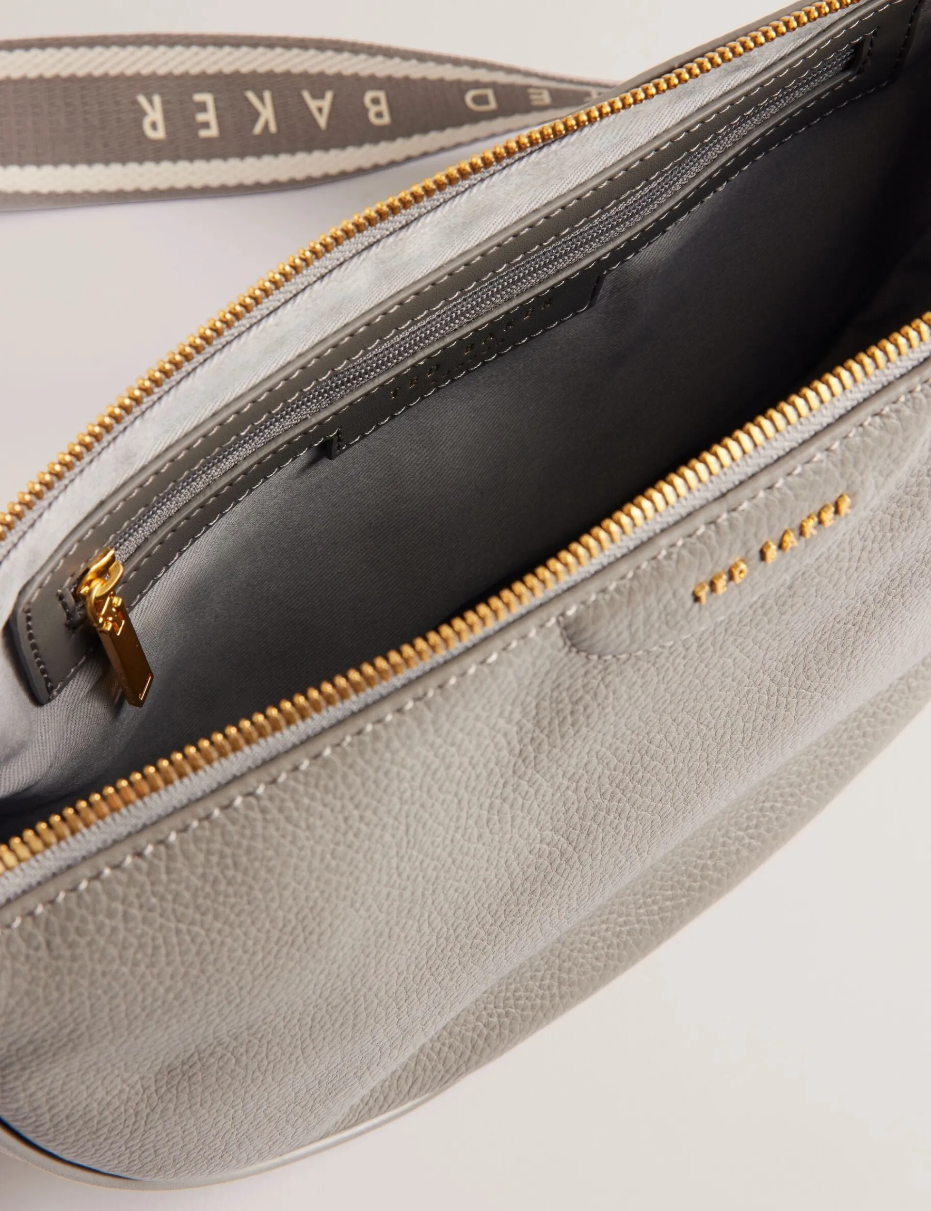 New Lobster Limited Umhängetaschen<Halbmondförmige Umhängetasche aus Leder mit Gurtband