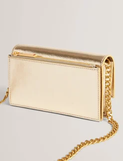 New Lobster Limited Die Hochzeitsredaktion|Golden Hour<Handtasche mit Schlossdetail an einer Kette