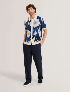 Herren New Lobster Limited Luxusgeschenke Für Herren|Der Weihnachtsladen<Hemd aus Wollmischung mit Jacquard-Botanikmuster
