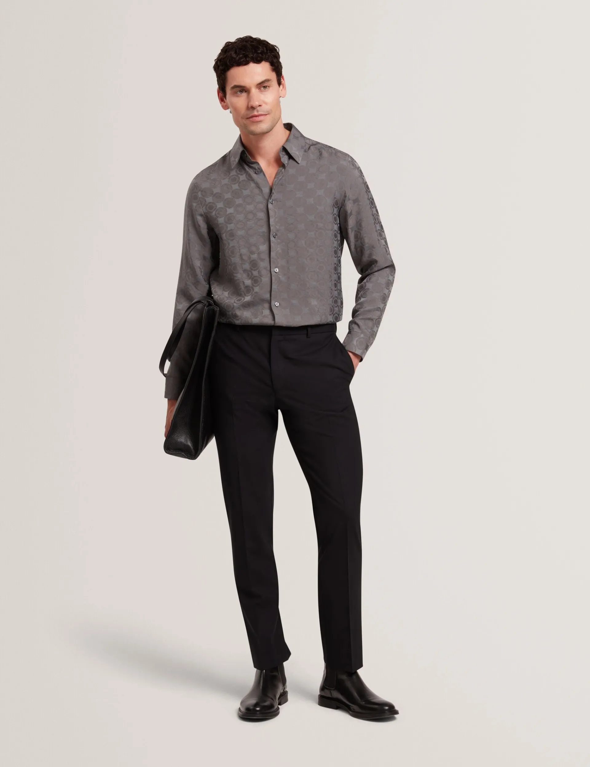 New Lobster Limited Shirts|Festliche Kleidung<Hemd mit geometrischer Knitterstruktur