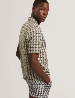 New Lobster Limited Shirts|Der Weihnachtsladen<Hemd mit lässiger Passform und aufgemaltem geometrischen Muster