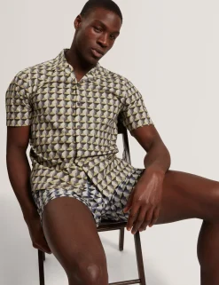 New Lobster Limited Shirts|Der Weihnachtsladen<Hemd mit lässiger Passform und aufgemaltem geometrischen Muster