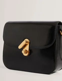 New Lobster Limited Umhängetaschen<Henkeltasche aus geknittertem Leder mit Drehverschluss