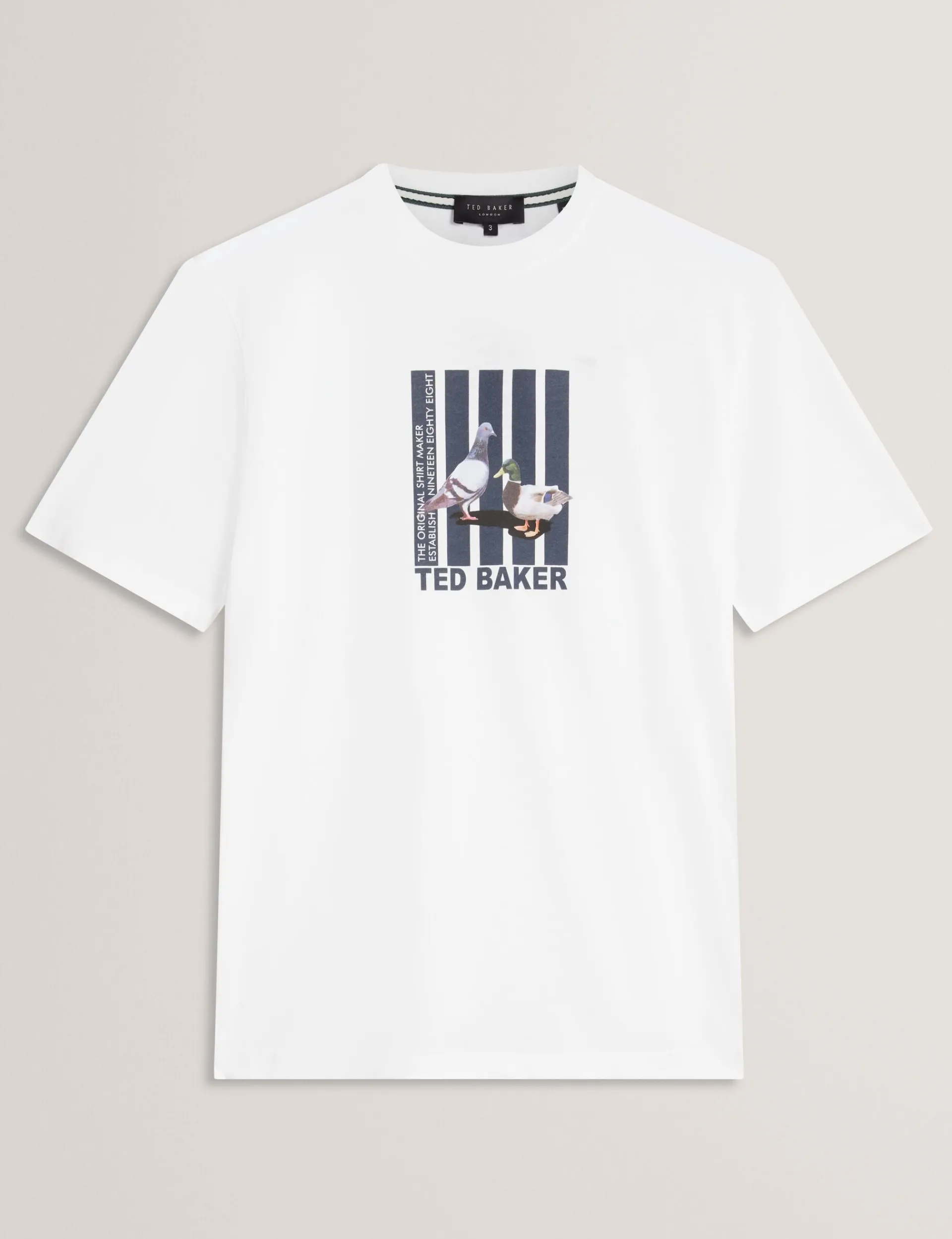 New Lobster Limited Der Weihnachtsladen|Breezy Blues Bearbeiten<Heritage Bird Graphic Rundhals-T-Shirt