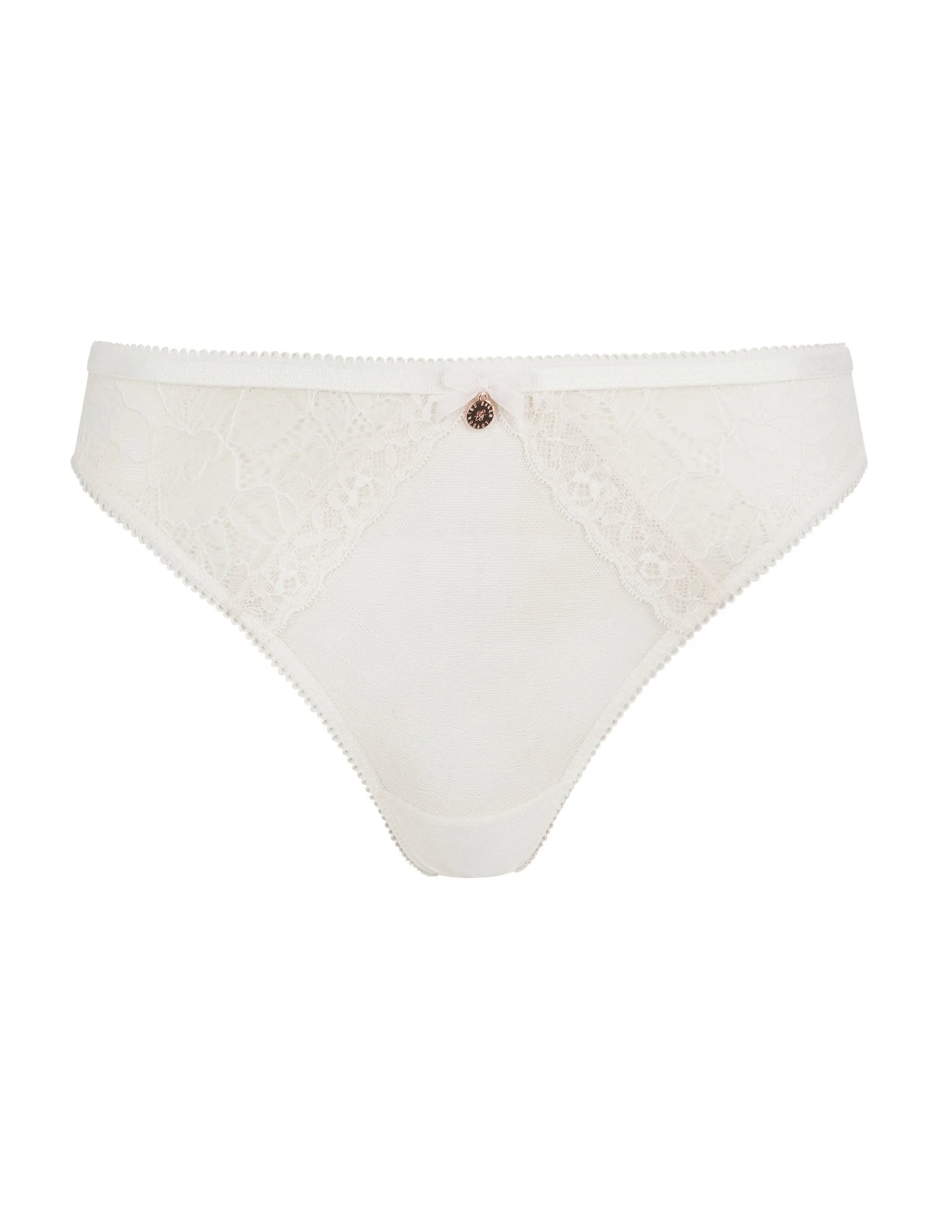 Licensee Pie 2 Brands Nachtwäsche & Dessous|Nachtwäsche & Dessous<High-Leg-Tanga aus Mesh und Spitze