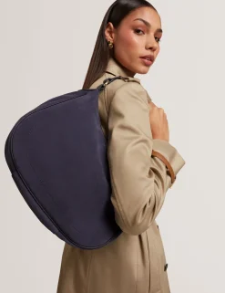 New Lobster Limited Schultertaschen|Luftiger Blues Bearbeiten<Hobo-Tasche aus Kunstleder mit Gurtband