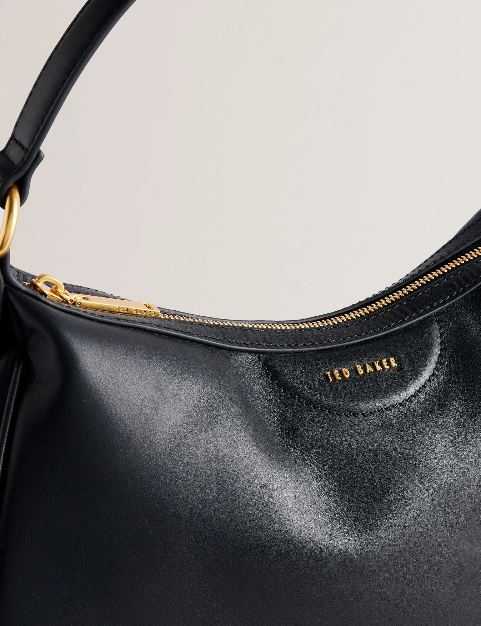 New Lobster Limited Schultertaschen<Hobo-Tasche aus Leder mit Gurtband