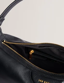 New Lobster Limited Schultertaschen<Hobo-Tasche aus Leder mit Gurtband