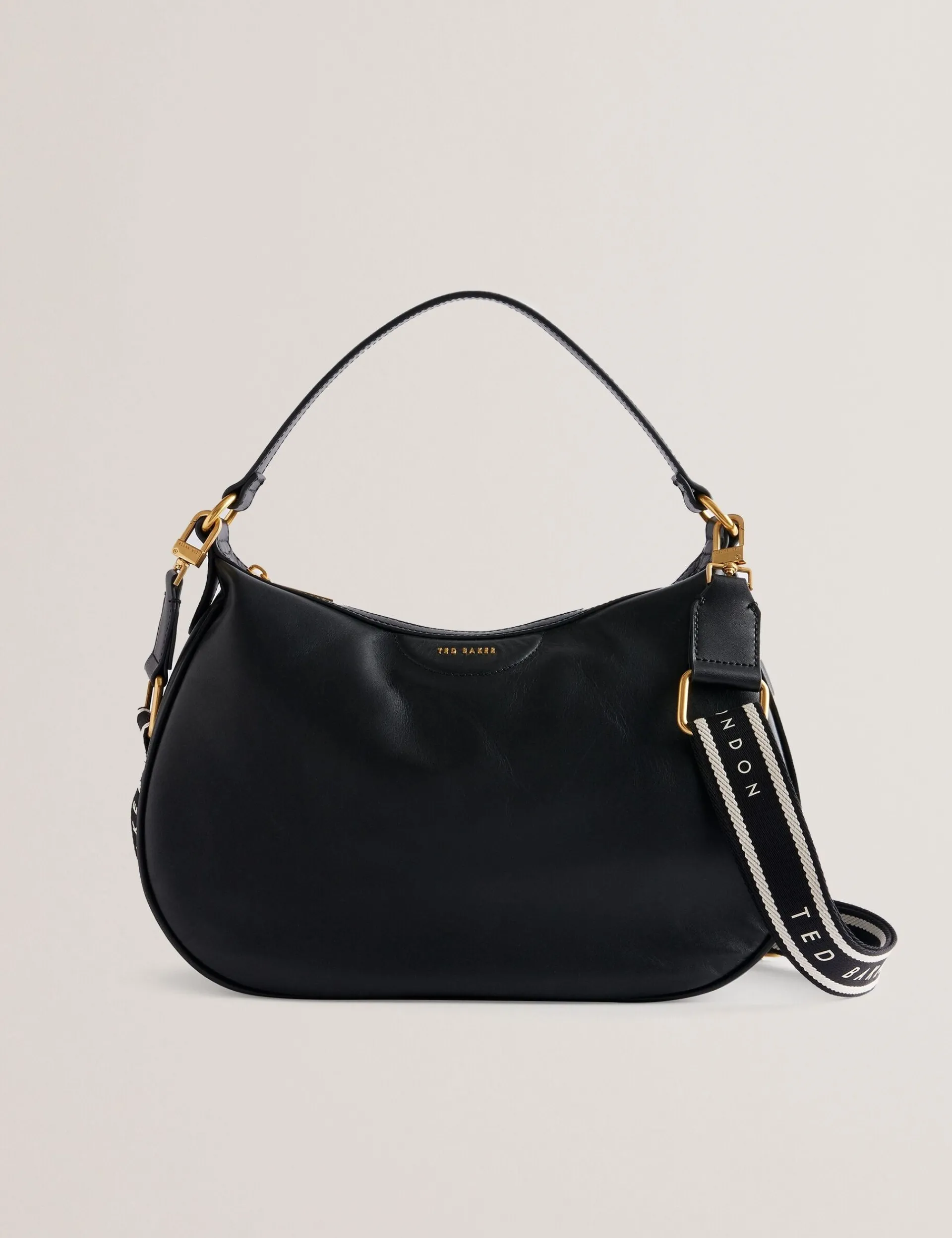 New Lobster Limited Schultertaschen<Hobo-Tasche aus Leder mit Gurtband