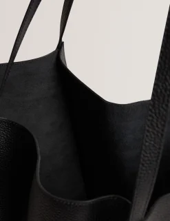 New Lobster Limited Tragetaschen<Hohe, strukturierte Tragetasche aus weichem Leder