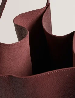 New Lobster Limited Tragetaschen<Hohe, strukturierte Tragetasche aus weichem Leder