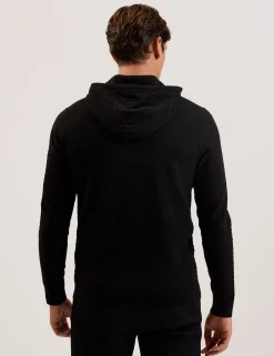 New Lobster Limited Sweatshirts & Kapuzenpullover|Pullover & Strickwaren<Hoodie aus strukturiertem T-Strick-Wollmischgewebe