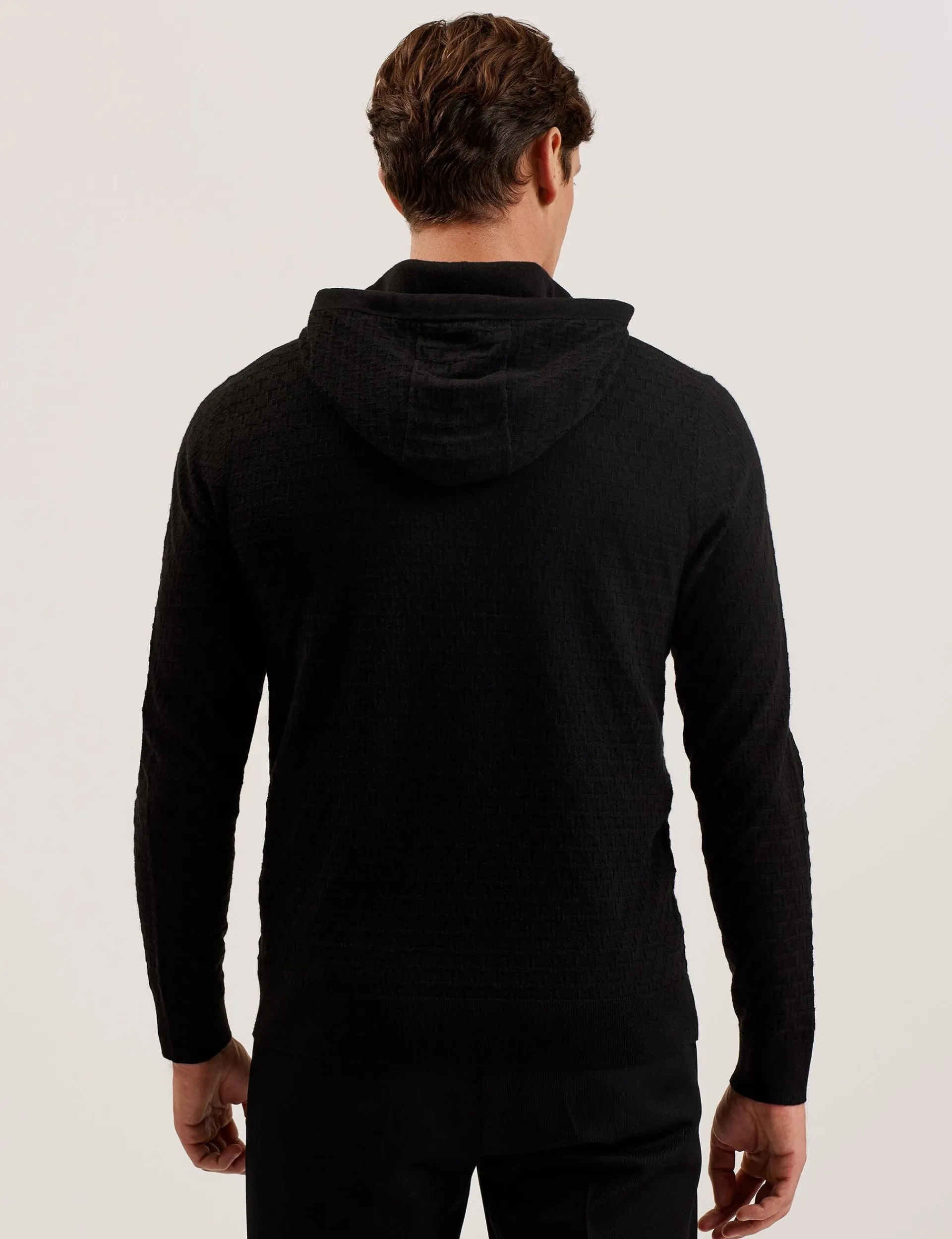 New Lobster Limited Sweatshirts & Kapuzenpullover|Pullover & Strickwaren<Hoodie aus strukturiertem T-Strick-Wollmischgewebe