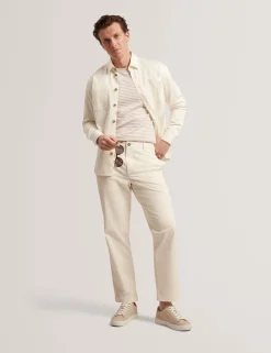 New Lobster Limited Hosen & Chinos|Der Weihnachtsladen<Hose aus geradem Baumwoll-Leinen-Twill