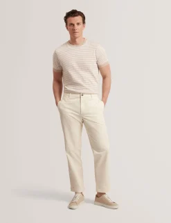 New Lobster Limited Hosen & Chinos|Der Weihnachtsladen<Hose aus geradem Baumwoll-Leinen-Twill