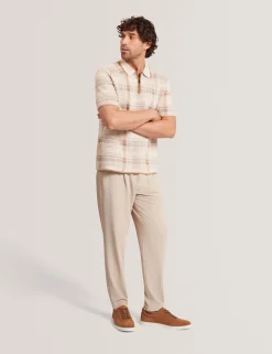 New Lobster Limited Hosen & Chinos<Hose mit Waffelstruktur und schmal zulaufendem Bein
