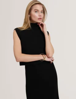 New Lobster Limited Kleider|Arbeitskleidung<2-in-1 ärmelloses Strick-Midikleid mit Tanktop