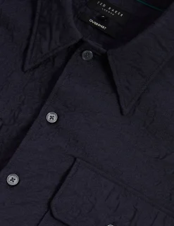 New Lobster Limited Breezy Blues Bearbeiten|Shirts<Jacquard-Textur-Knopfleiste