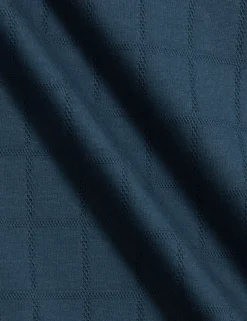 New Lobster Limited Breezy Blues Bearbeiten|Oberteile & T-Shirts<Jacquard-T-Shirt aus strukturierter Baumwolle