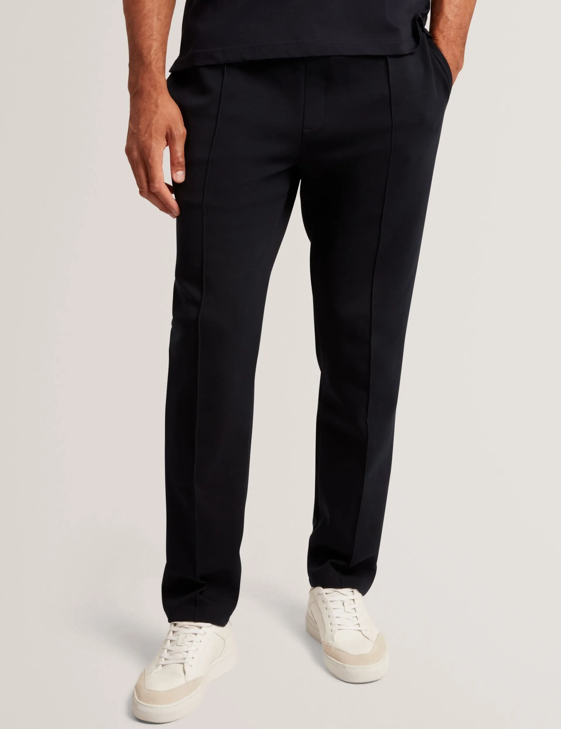 New Lobster Limited Breezy Blues Bearbeiten|Hosen & Chinos<Jogginghose aus Stretch-Baumwolle mit geradem Bein zum Hineinschlüpfen