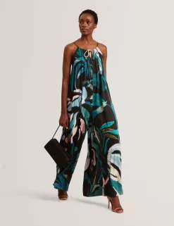 New Lobster Limited Jumpsuits & Playsuits|Der Weihnachtsladen<Jumpsuit mit abstraktem Print und weitem Bein
