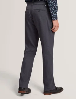 New Lobster Limited Hosen & Chinos<Karierte Leinenmischung Hose in normaler Passform