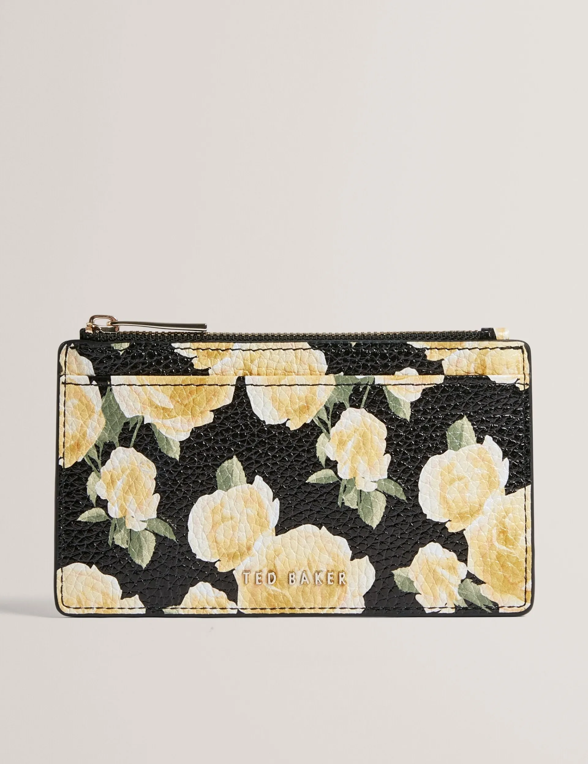 New Lobster Limited Geldbörsen & Kartenetuis|Neue Frühlingsblumen<Kartenetui aus Leder mit Rosenmuster und Reißverschluss