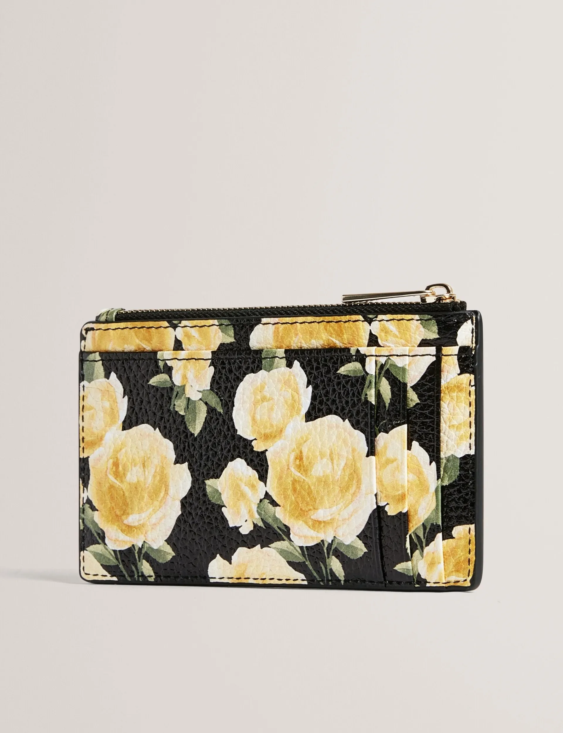 New Lobster Limited Geldbörsen & Kartenetuis|Neue Frühlingsblumen<Kartenetui aus Leder mit Rosenmuster und Reißverschluss