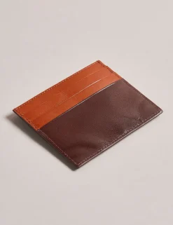 New Lobster Limited Arbeitskleidung|Sämtliches Zubehör<Kartenhalter aus kontrastierendem Leder mit geprägten Ecken