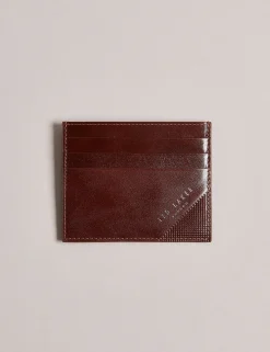 New Lobster Limited Arbeitskleidung|Sämtliches Zubehör<Kartenhalter aus kontrastierendem Leder mit geprägten Ecken