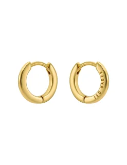 Damen Licensee Simon Harrison Damenschmuck|Sämtliches Zubehör<Kleine Creolen mit graviertem Logo