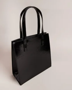New Lobster Limited Tragetaschen|Icon & Signature Taschen<Kleine Tragetasche mit Crinkle-Textur und Icon-Motiv