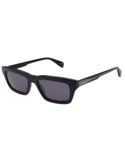 Licensee Mondottica Sonnenbrille|Sämtliches Zubehör<Klobige rechteckige Acetat-Sonnenbrille