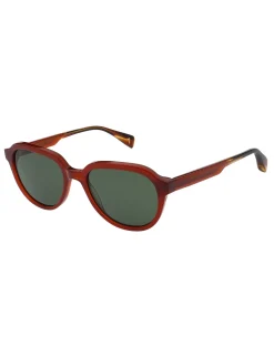 Herren Licensee Mondottica Sonnenbrille|Sämtliches Zubehör<Klobige runde Retro-Sonnenbrille