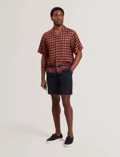 New Lobster Limited Shirts|Der Weihnachtsladen<Kurzarmhemd mit Fliesenbordürenmuster