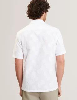 New Lobster Limited Shirts|Der Weihnachtsladen<Kurzarmhemd mit Jacquard-Blattstruktur
