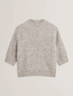 Damen New Lobster Limited Oberteile & Blusen|Luxusgeschenke Für Damen<Kurzarmpullover aus Alpaka-Strick