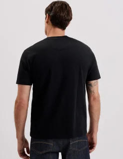 New Lobster Limited Der Weihnachtsladen|Breezy Blues Bearbeiten<Kurzarm-T-Shirt aus Baumwolle mit lockerer Passform
